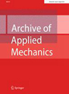 Archive Of Applied Mechanics