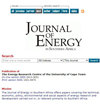 Journal Of Energy In Southern Africa