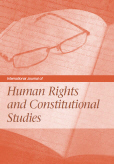 International Journal Of Human Rights And Constitutional Studies