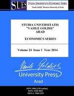 Studia Universitatis Vasile Goldis Arad Seria Stiinte Economice