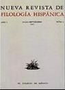 Nueva Revista Filologia Hispanica