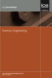 Proceedings Of The Institution Of Civil Engineers-forensic Engineering