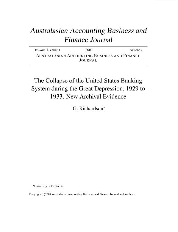 Australasian Accounting Business And Finance Journal