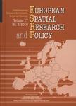 European Spatial Research And Policy