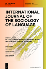 International Journal Of The Sociology Of Language