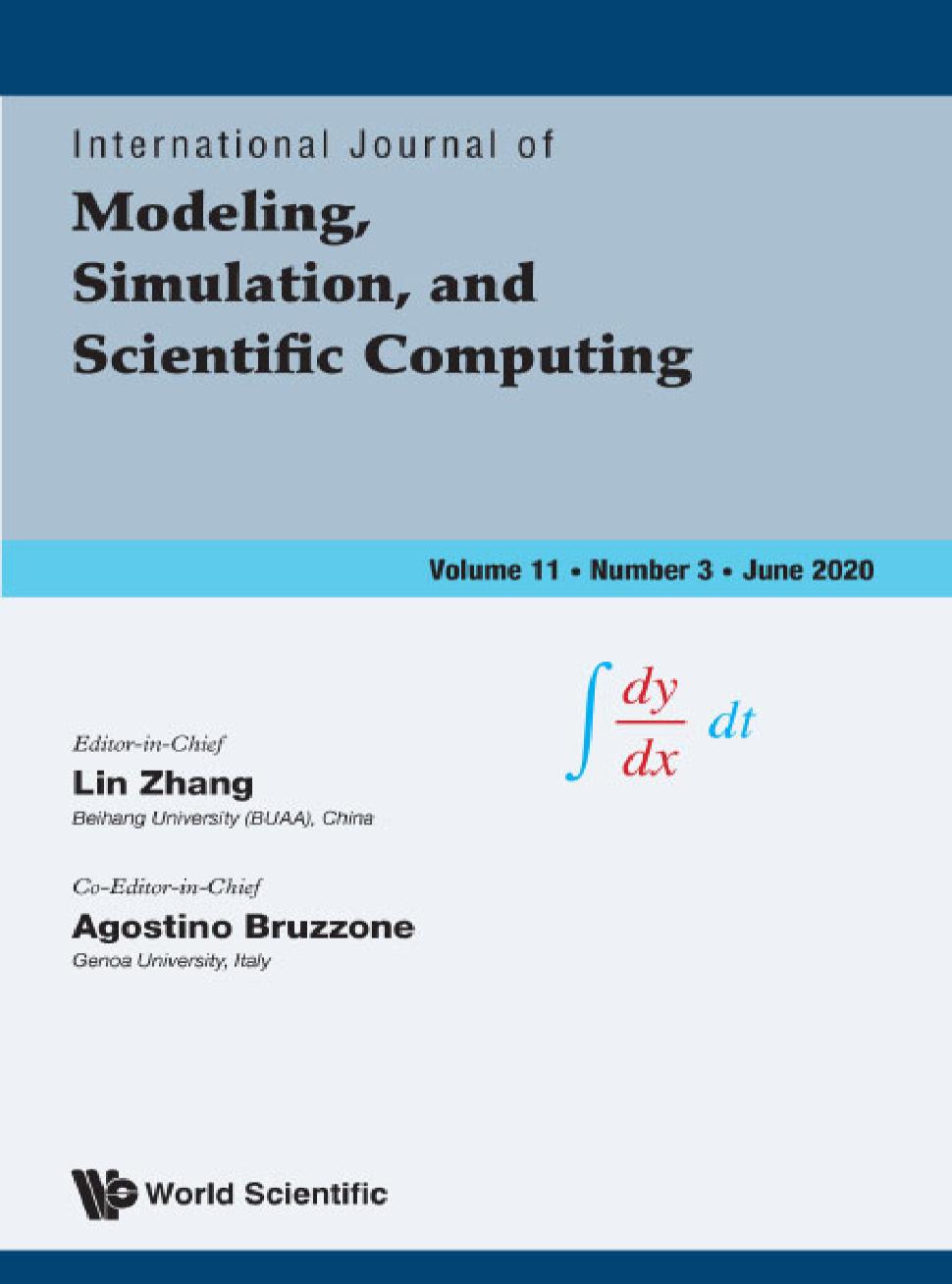 International Journal Of Modeling Simulation And Scientific Computing