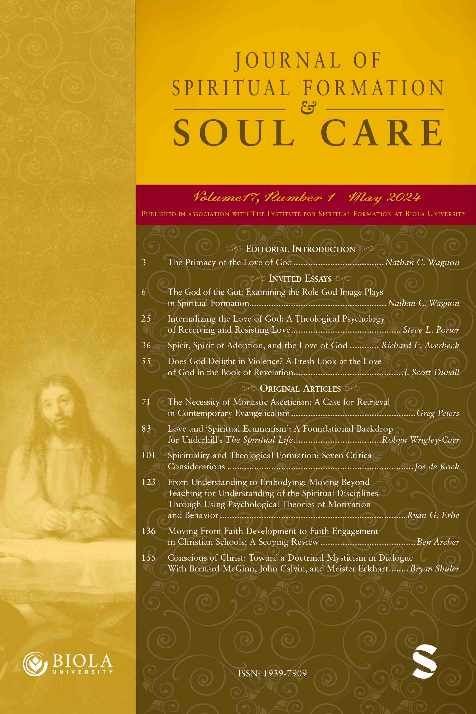 Journal Of Spiritual Formation And Soul Care