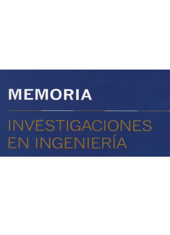 Memoria Investigaciones En Ingenieria