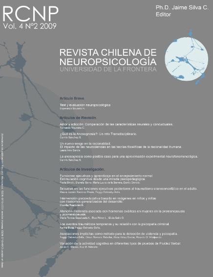 Revista Chilena De Neuropsicologia