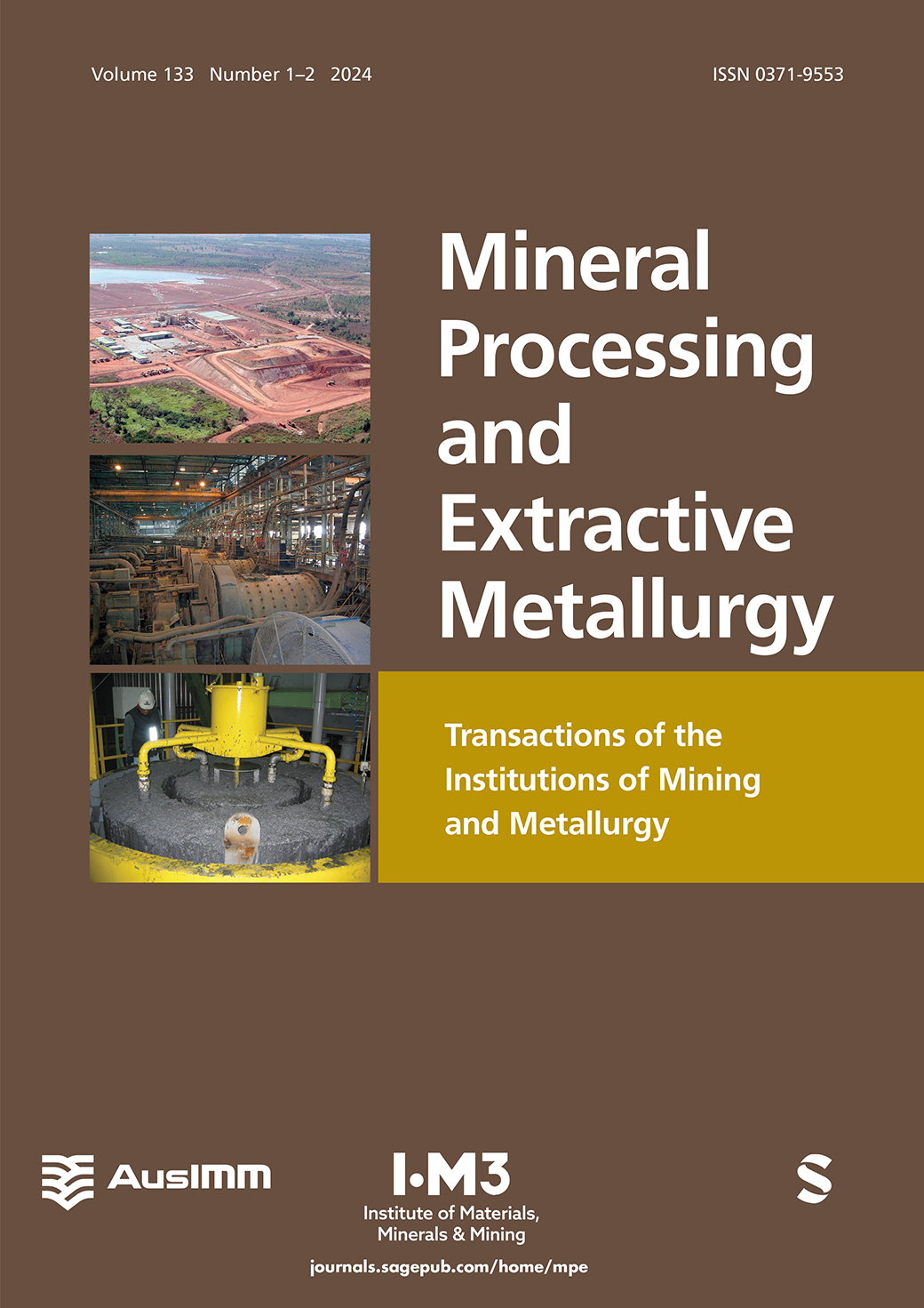 Mineral Processing And Extractive Metallurgy-transactions Of The Institutions Of