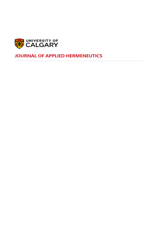 Journal Of Applied Hermeneutics